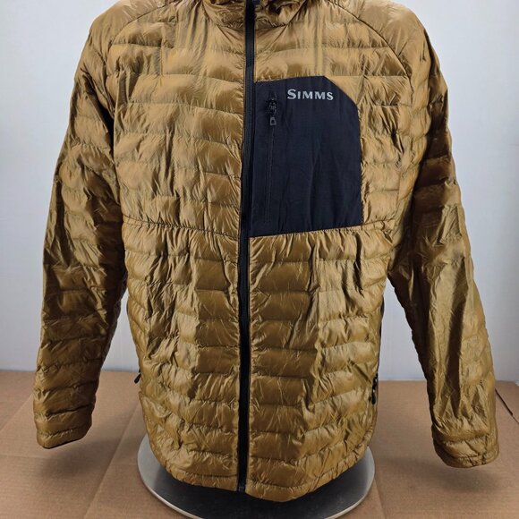 Simms ExStream Jacket, Fishing Hunting  Men’s XL Gold Puffer Coat, Primaloft - Picture 16 of 16